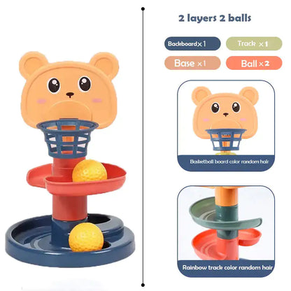 Baby Track Rolling Sliding Ball Tower