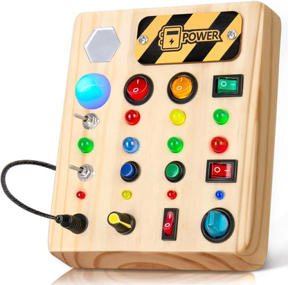 Montessori and ADHD LED Busy Board