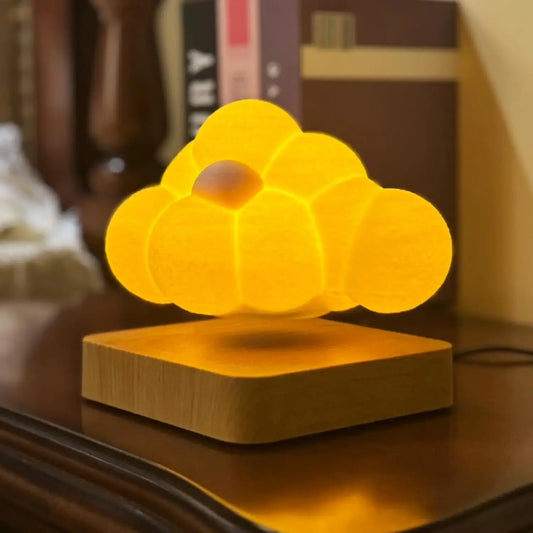 Magnetic Levitating LED Floating Cloud Lamp with 3 Lighting Modes