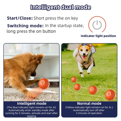 Pelota de juguete para perros en movimiento interactiva inteligente