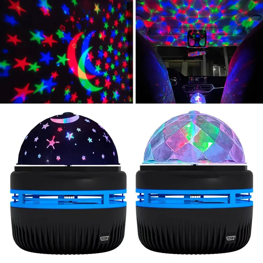 Mini Star Night Light Projector 360 Rotation