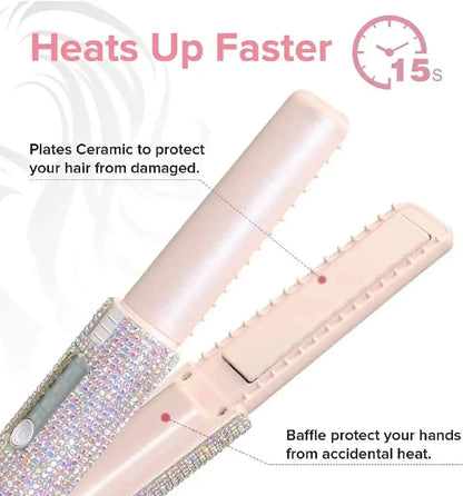 Bling Portable Travel Hair Straightener