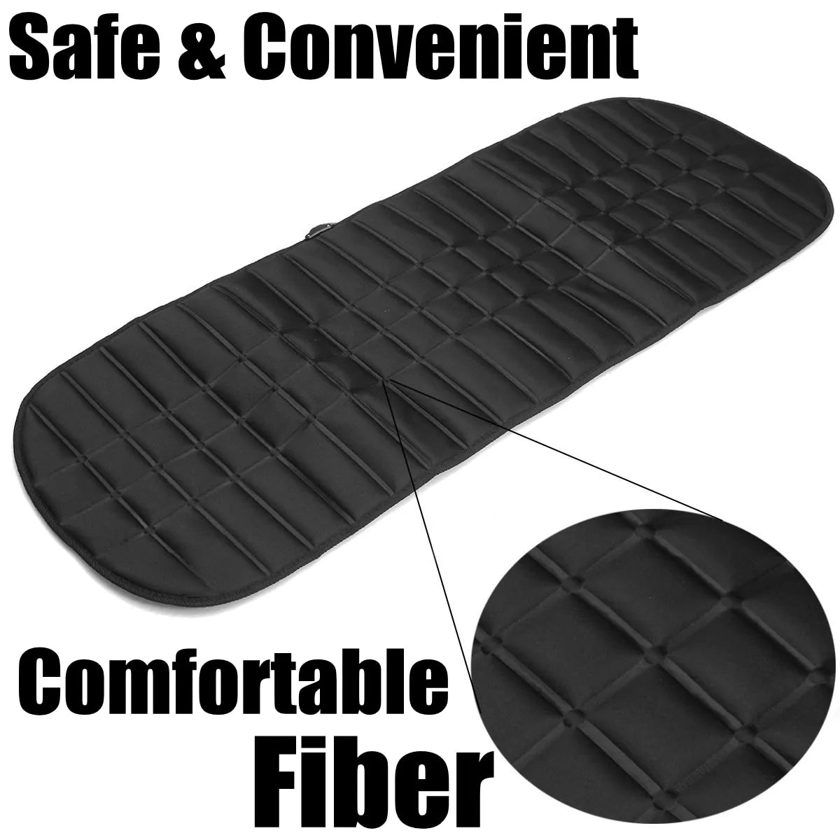 Rear Back Heated Heating Seat Cushion Cover Pad