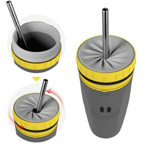 Twizz Travel Mug Cup with straw