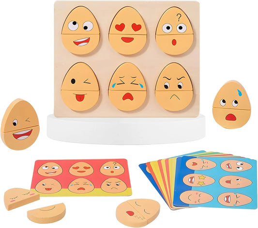 Montessori Emotional Expression Egg Face Set