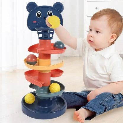 Baby Track Rolling Sliding Ball Tower