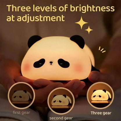 Cute Glowing Panda Night Light