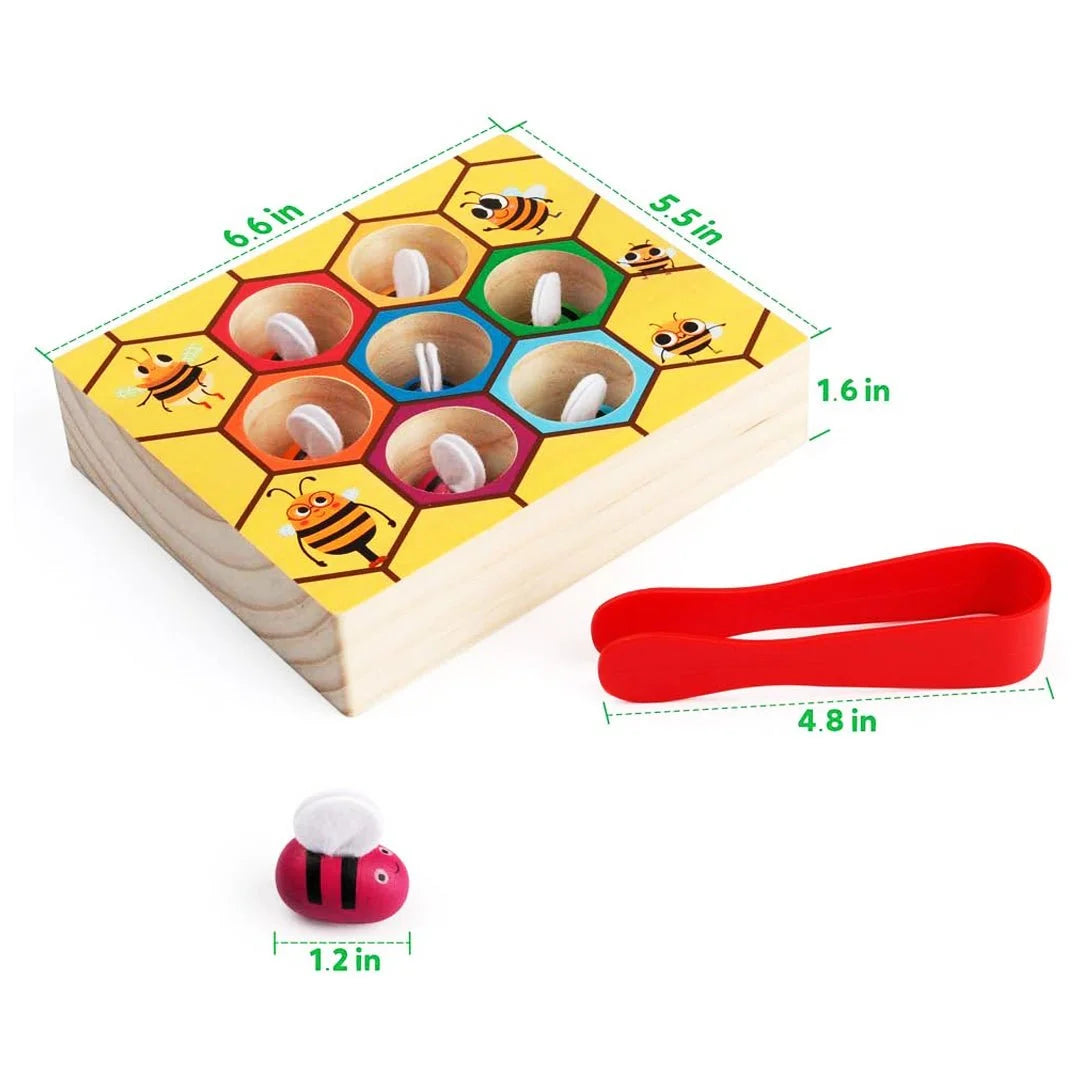 Bee Wooden Sorting Game