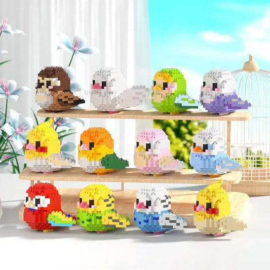 Kawaii Cute Birds Building Blocks