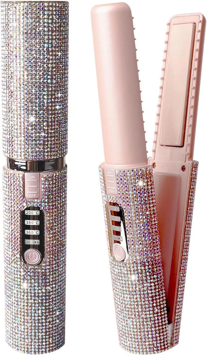 Bling Portable Travel Hair Straightener